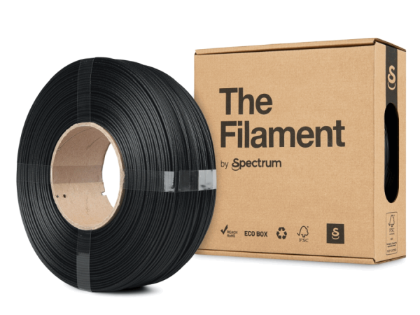 The Filament ReFill PLA CF 1.75mm BLACK 1kg