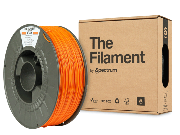 The Filament PLA HS 1.75mm Pure Orange 1kg
